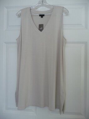 J JILL WEAREVER COLLECTION SLEEVELESS V-NECK TUNIC NWT